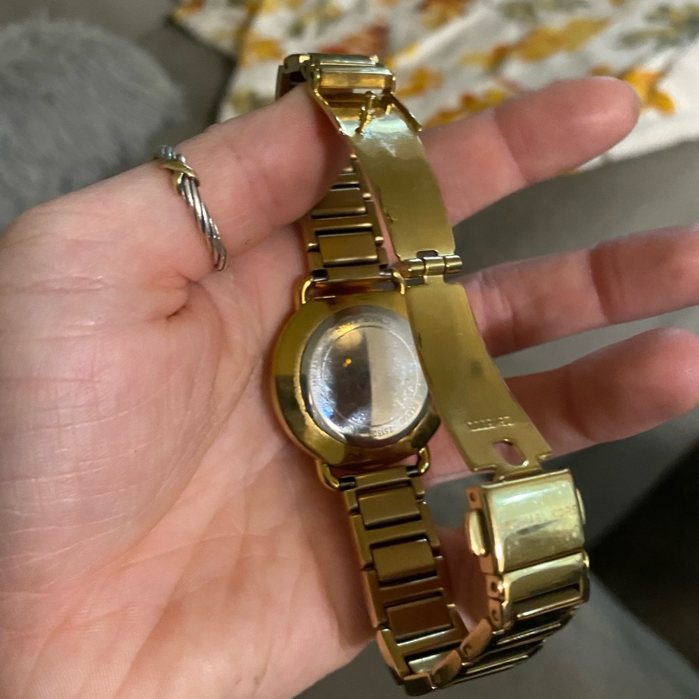 Michael Kors Ladies' Portia Gold-Tone Watch - Picture 5 of 8